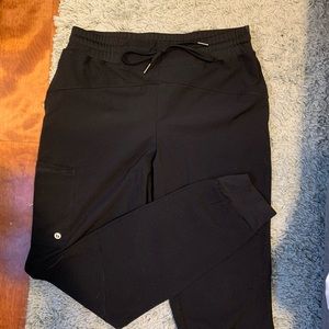 Black Jogger Scrub Pants